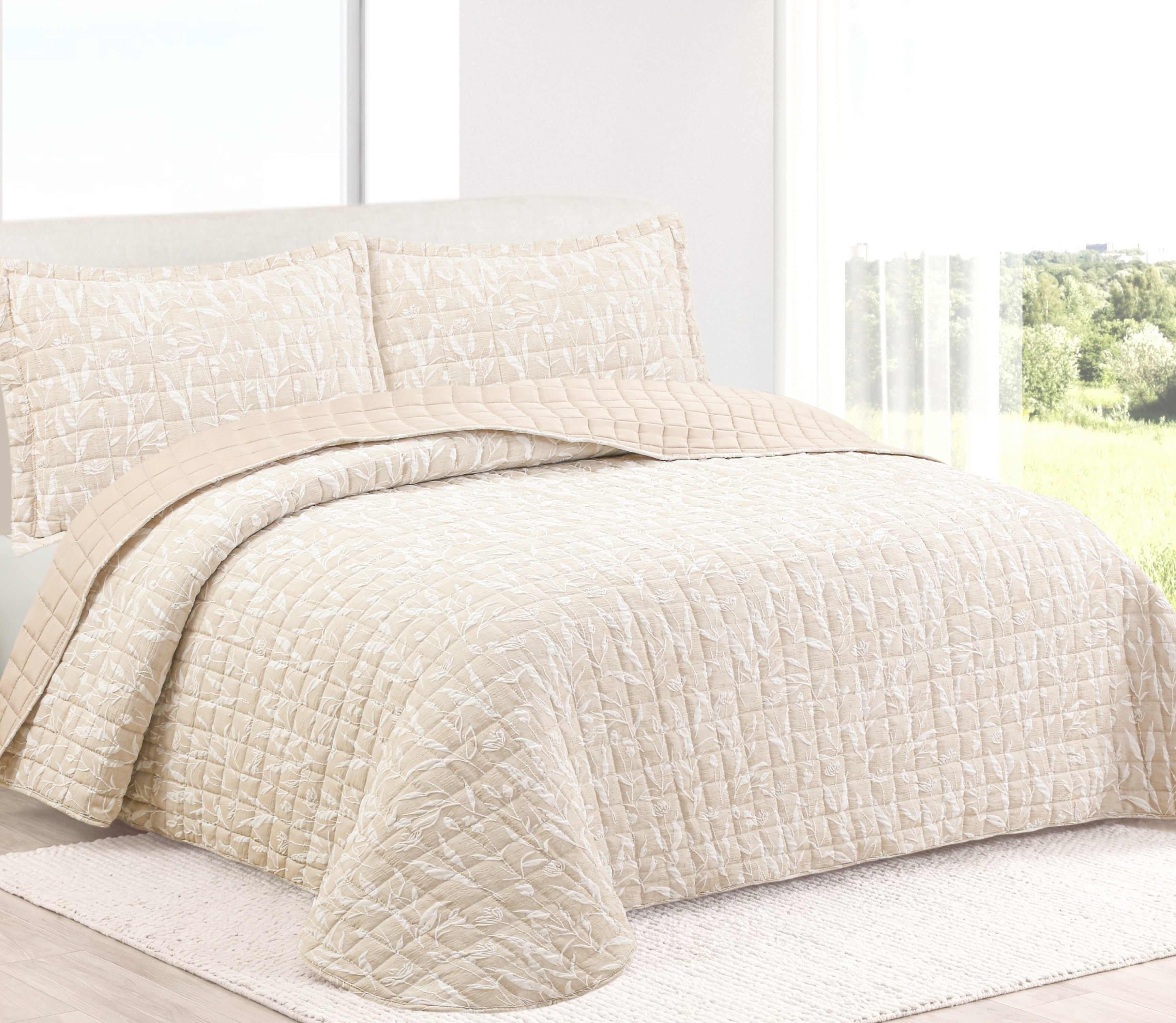 Couvre-lit Liane Beige