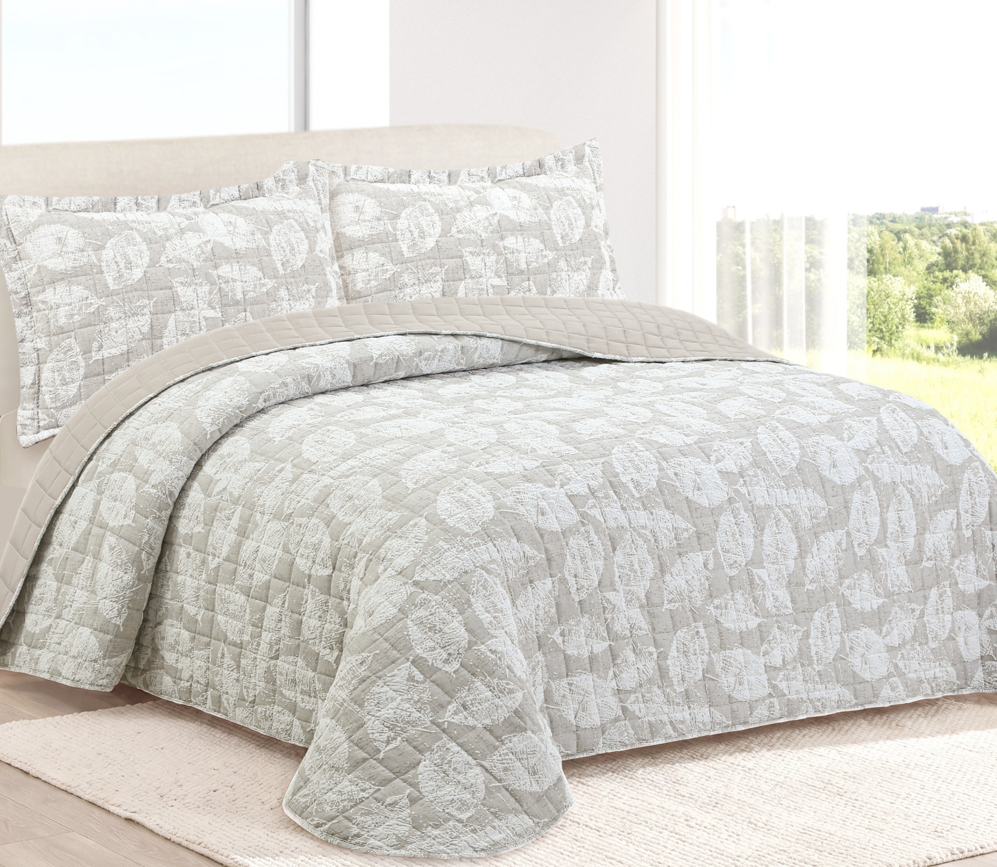 Couvre-lit Soli Taupe