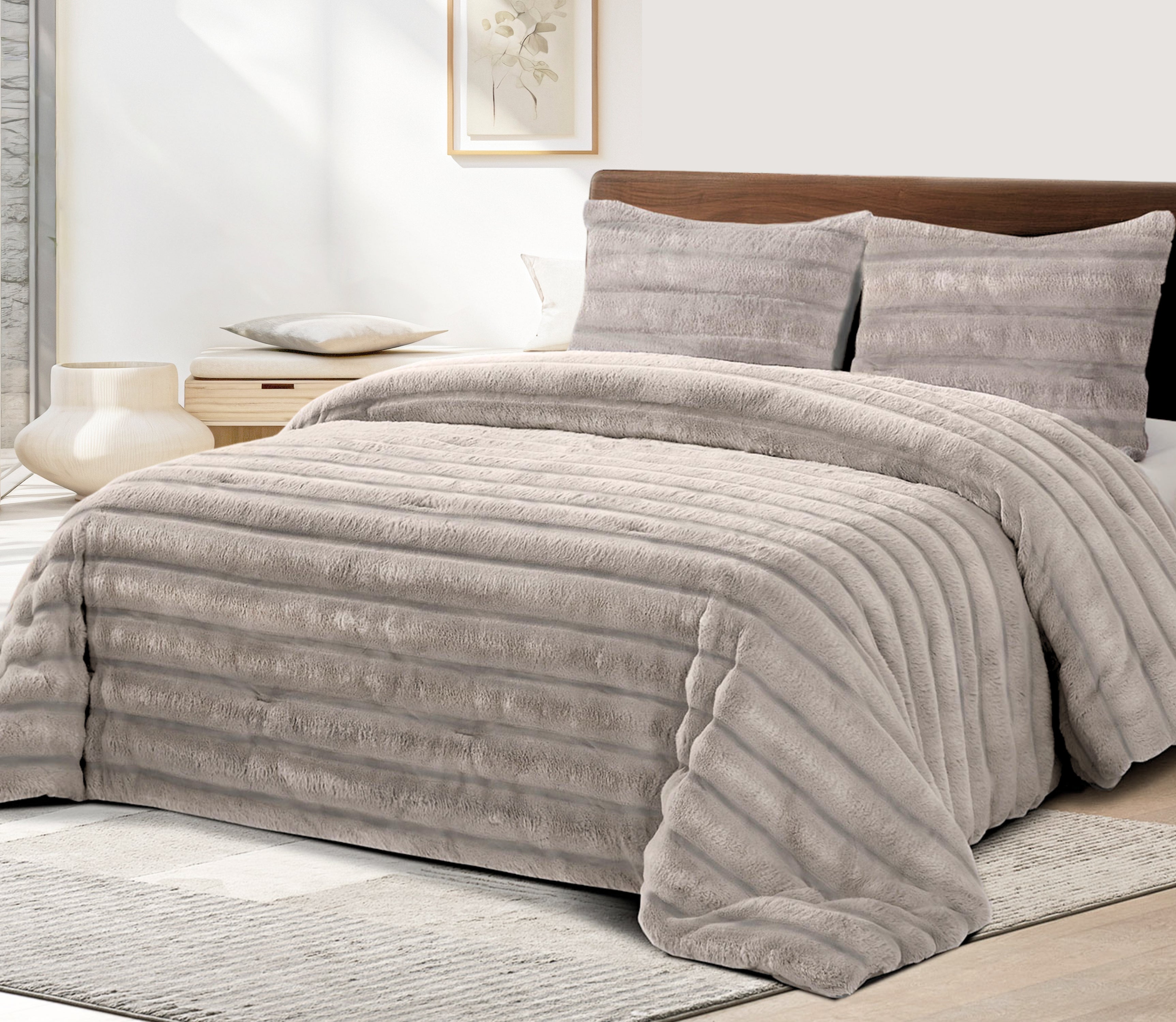 Sherpa-Bettdecke Nuan Beige