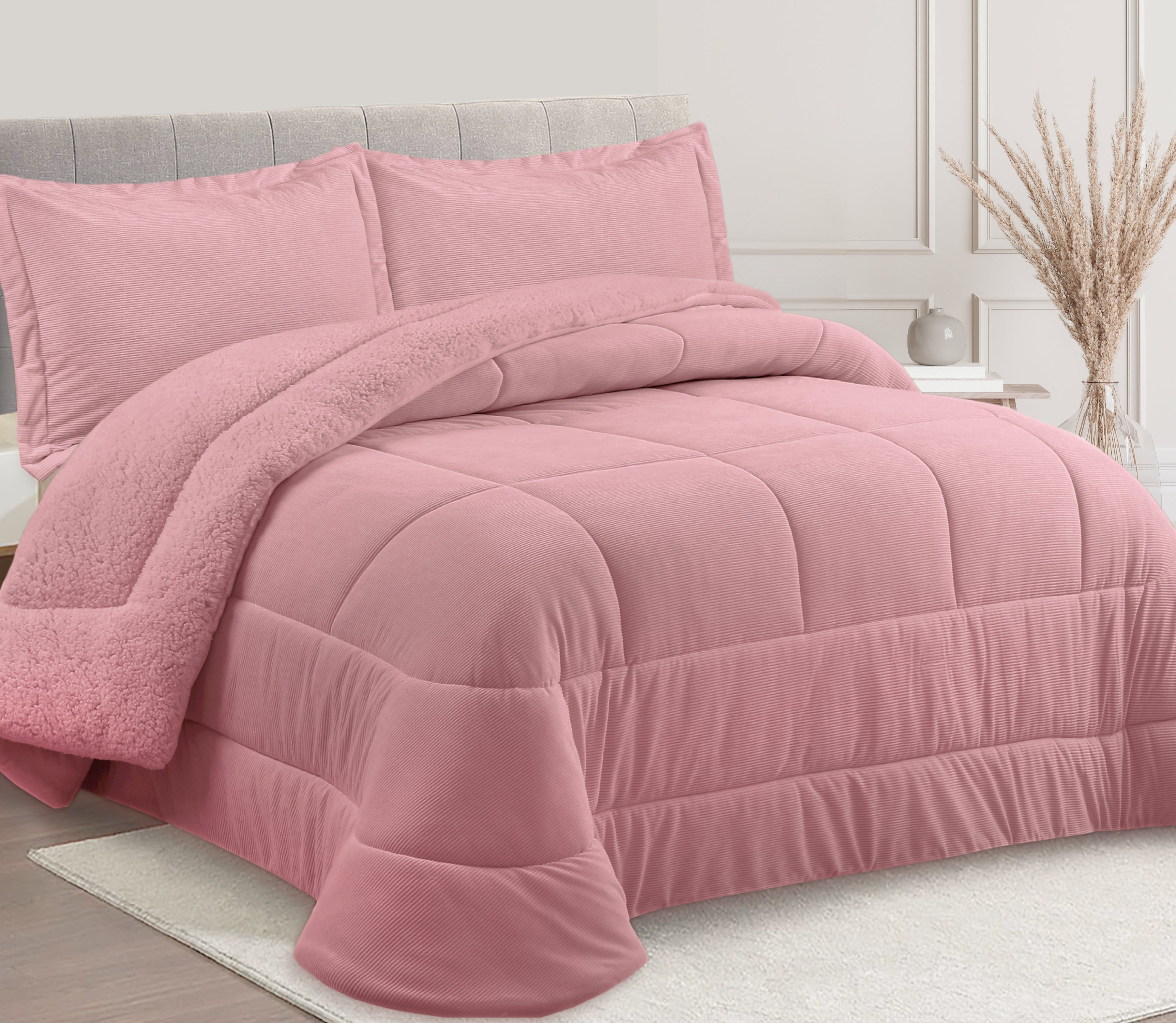 Sherpa-Tagesdecke Nari Rosa