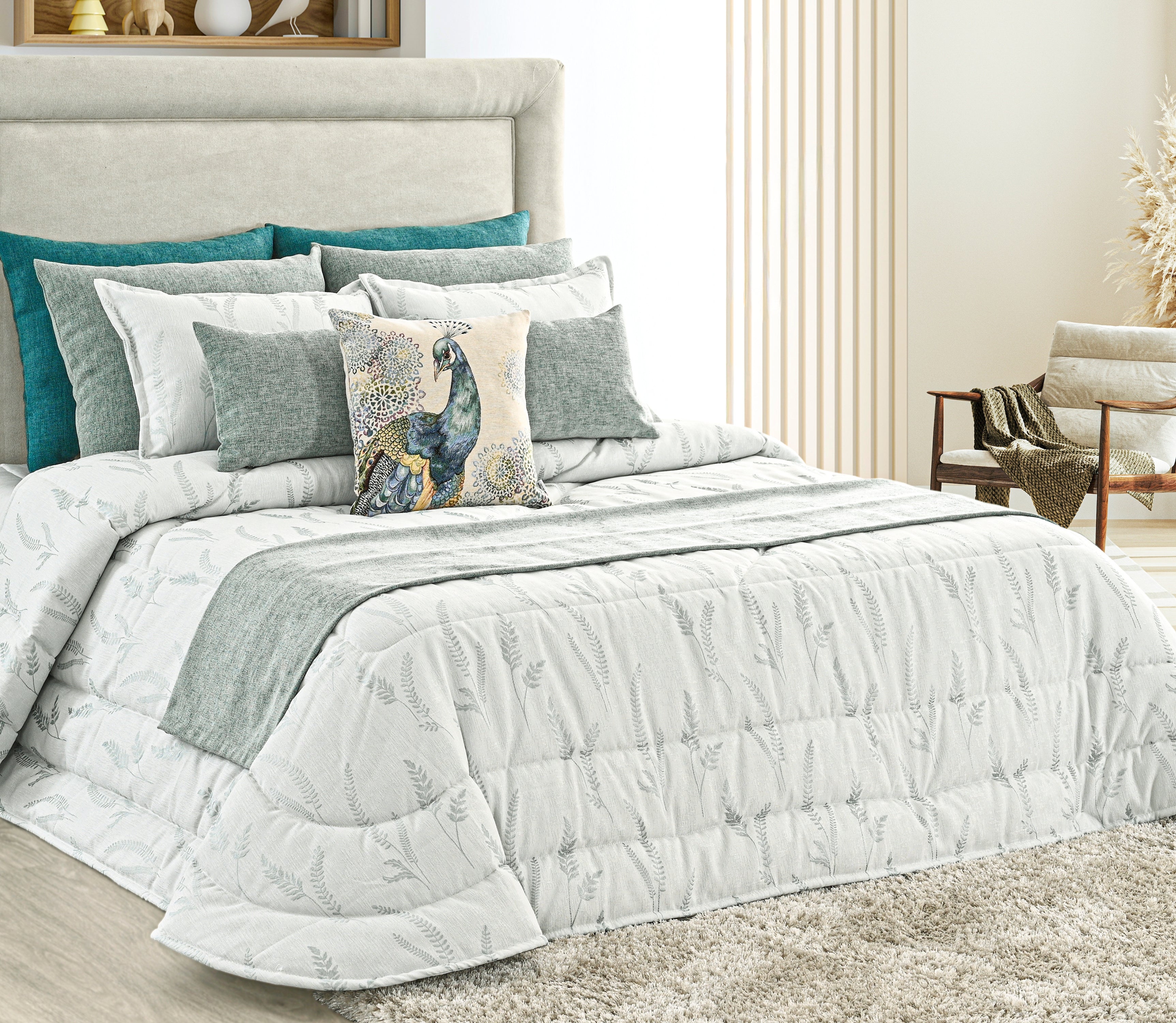 Tagesdecke Elba Wassergrün