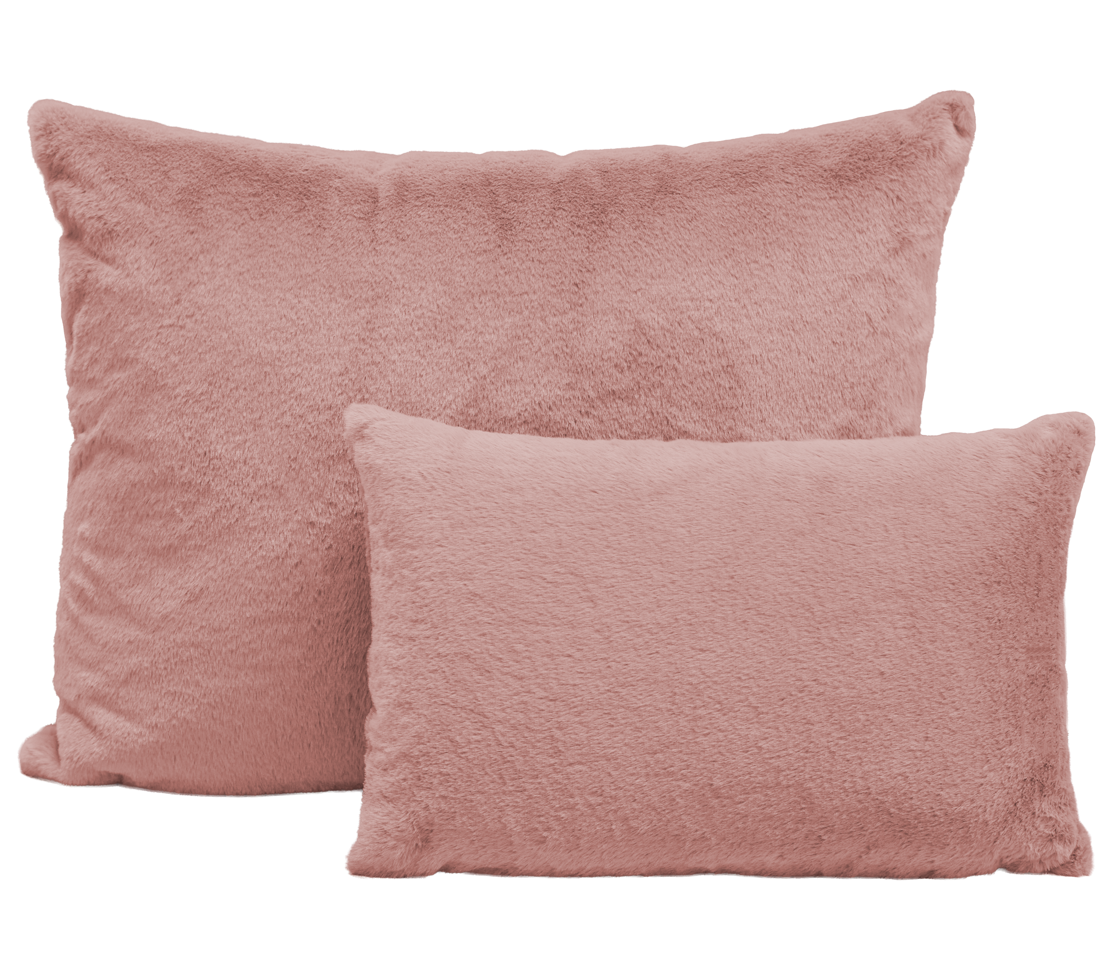 Coussin en Fourrure Flofi Rose