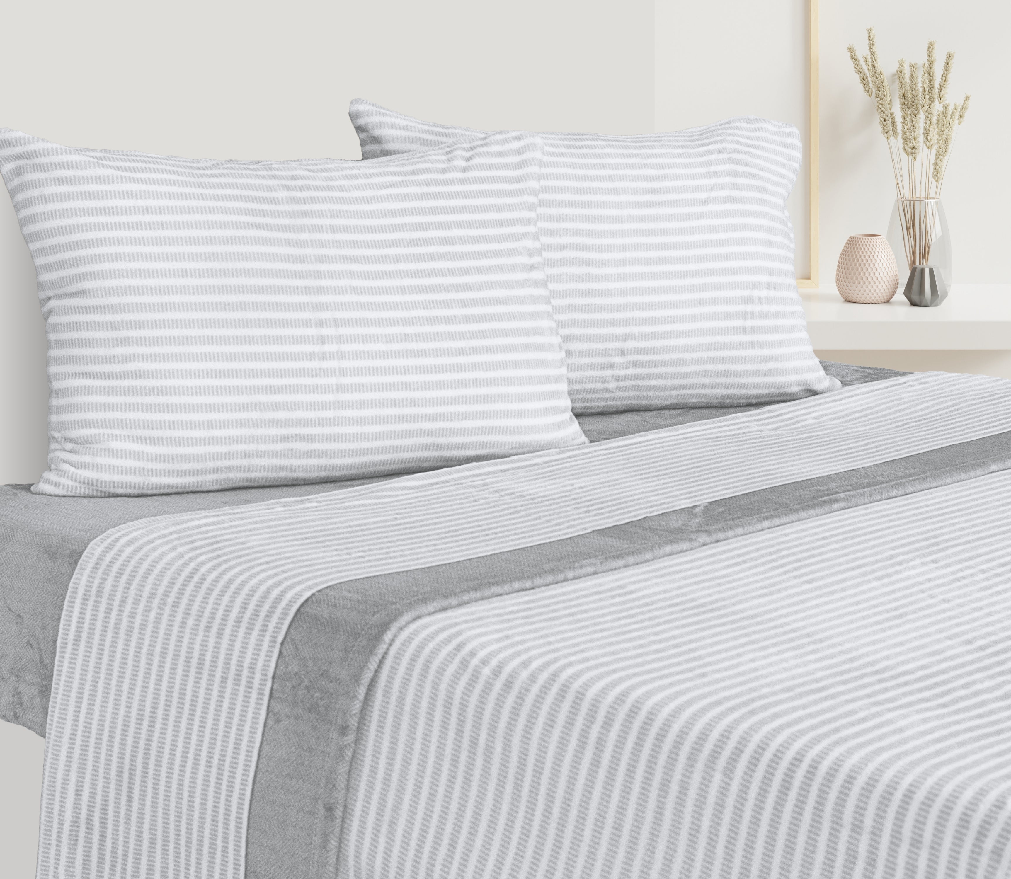Polar Sheet Set in Microlina Lasi Grey