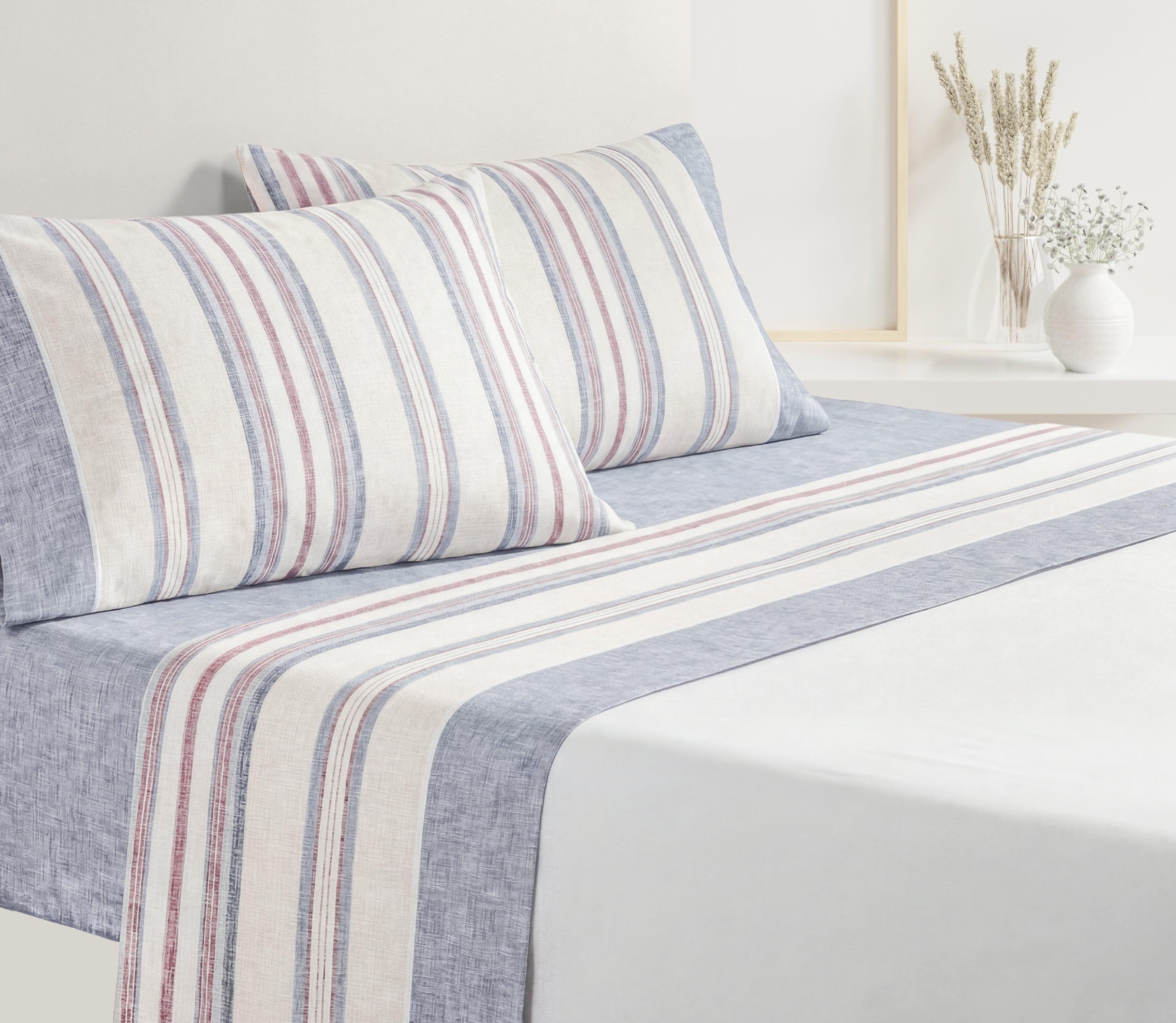 Ensemble de draps en Coton Niden Gris