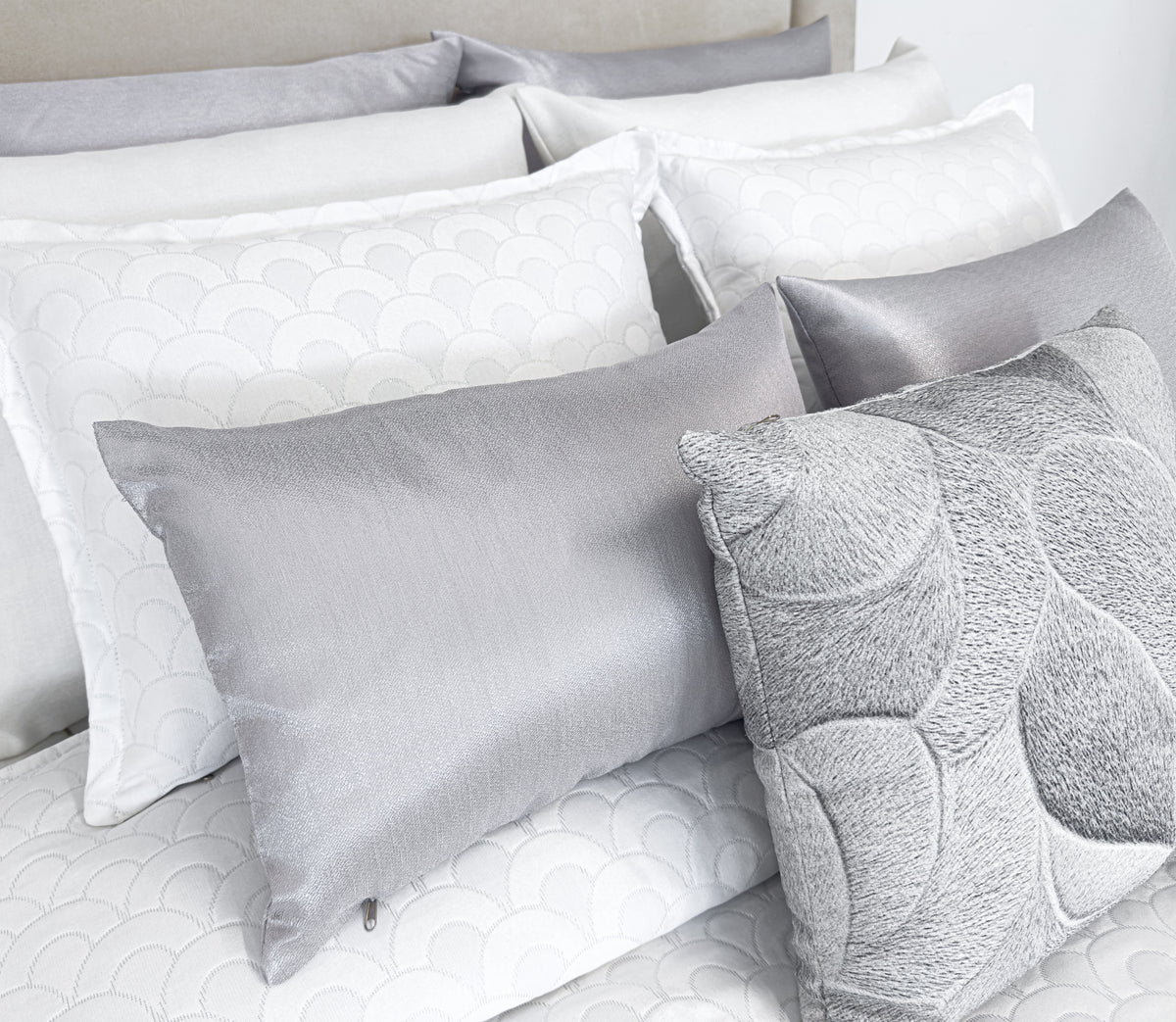 Couvre-lit Liore Argent