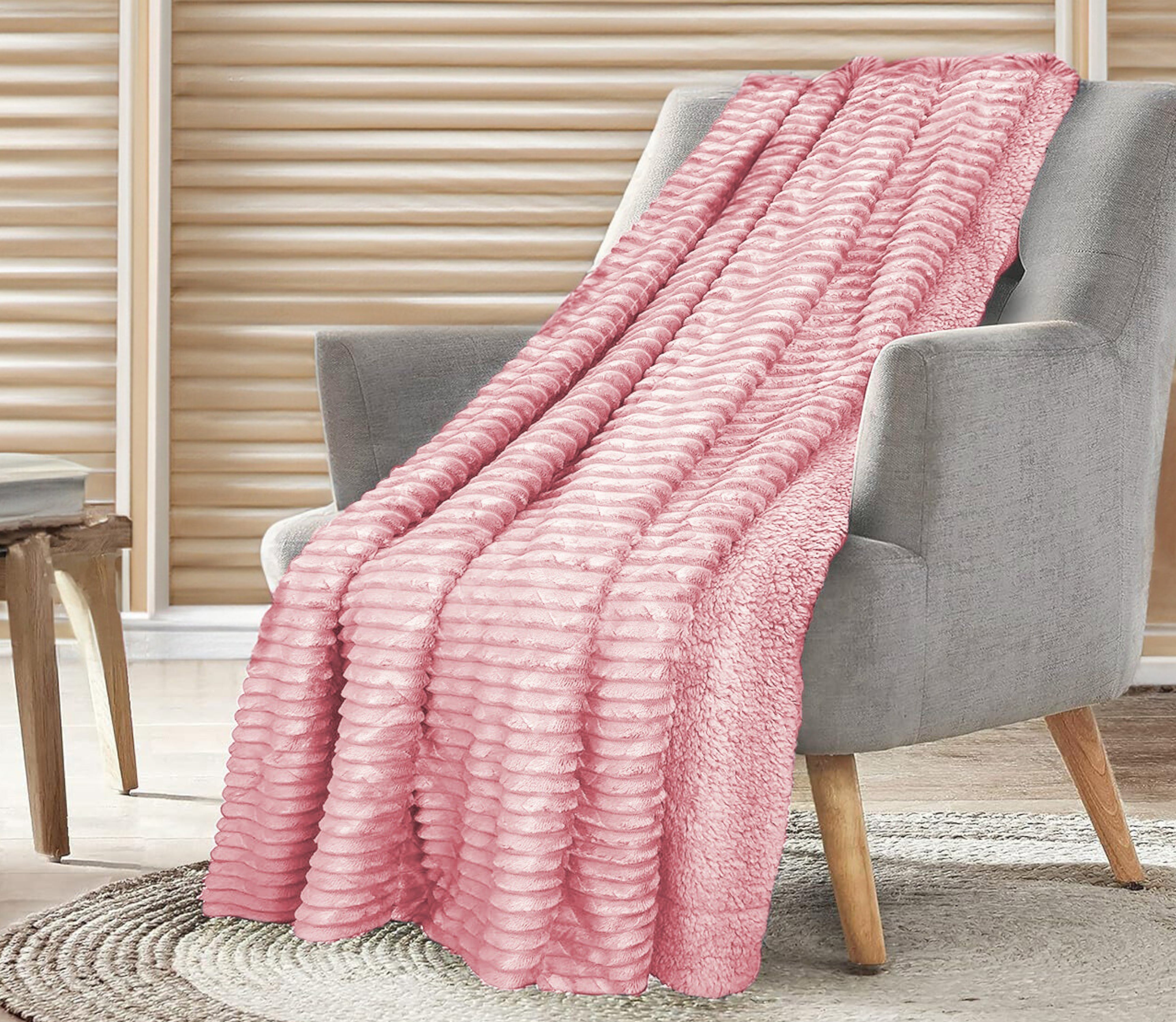 Plaid en Sherpa Aria Rose