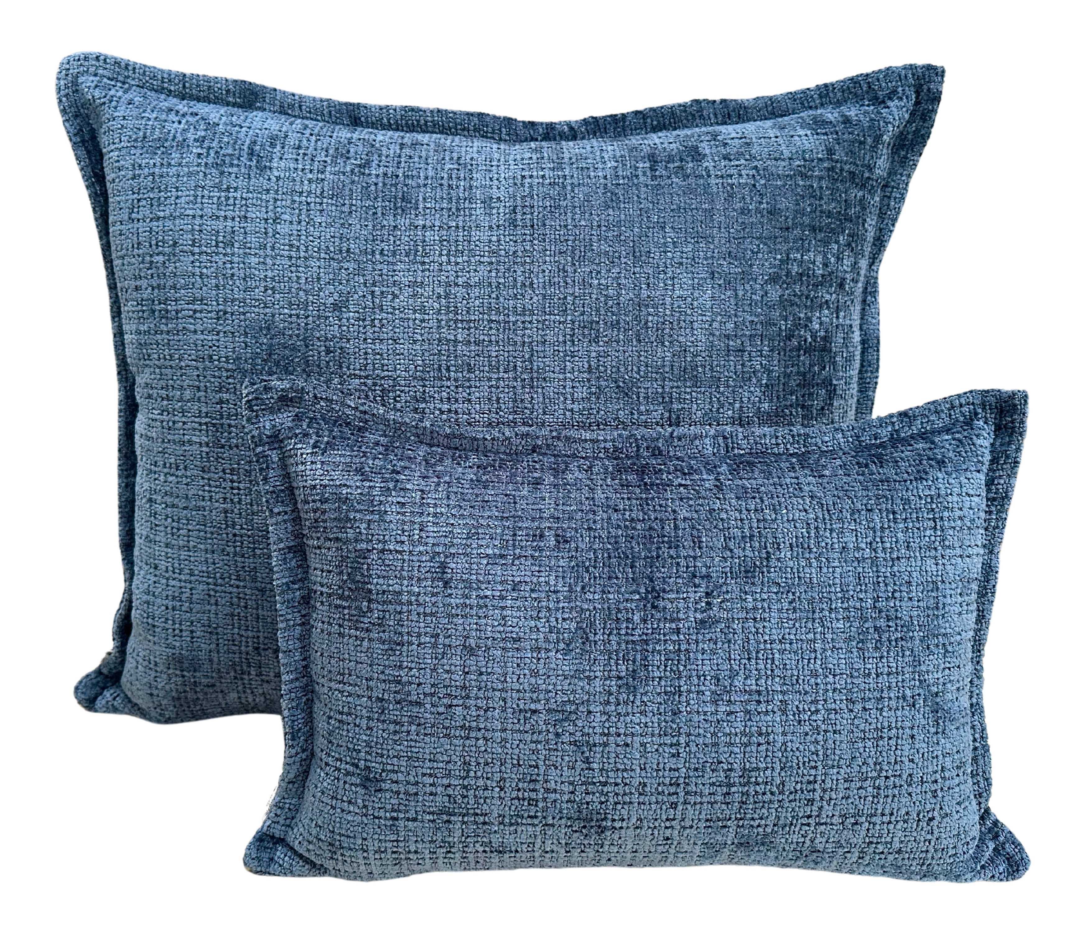 Jacquard-Kissen Nara Blau