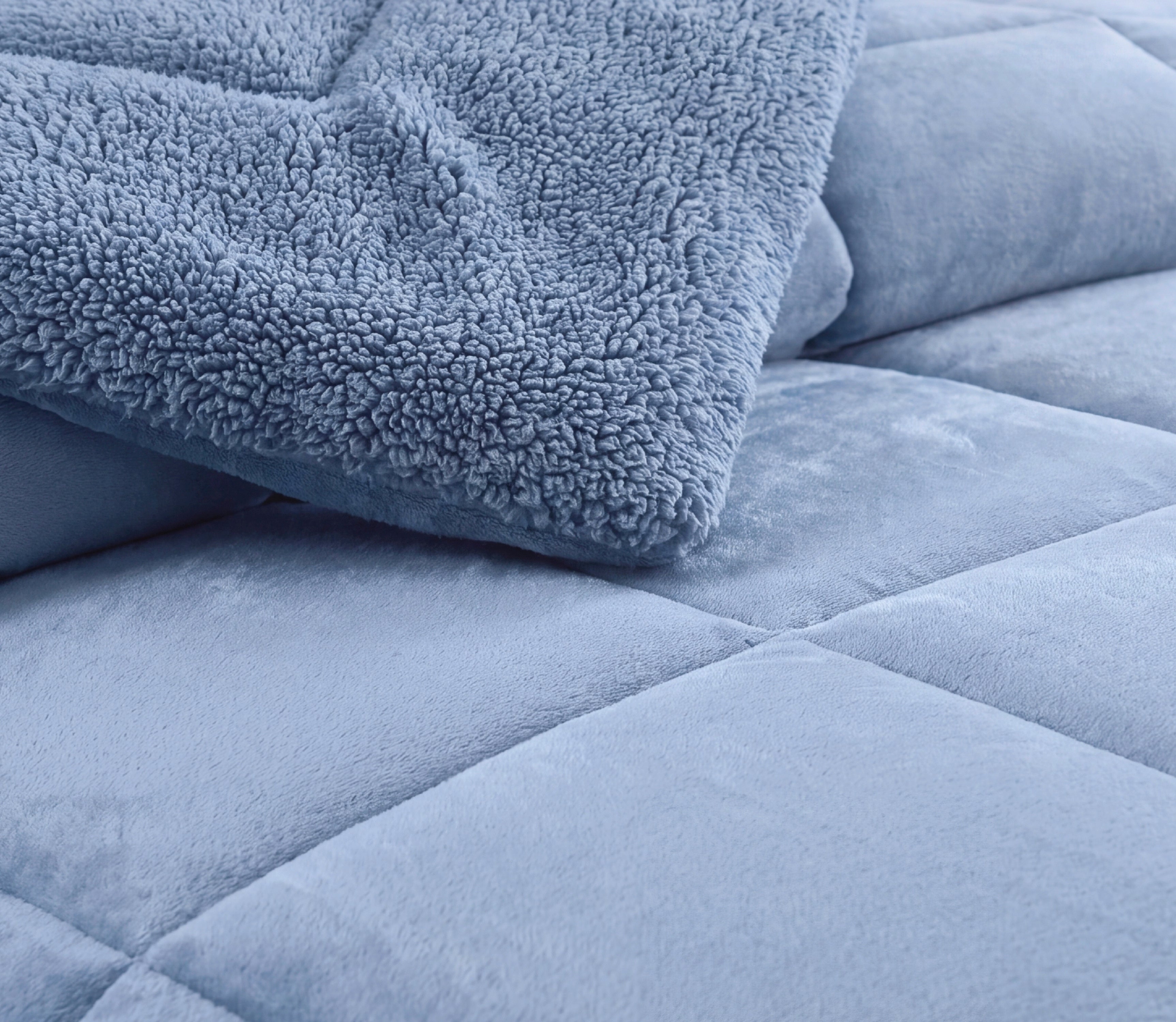 Trapunta in Sherpa Nirna Blu