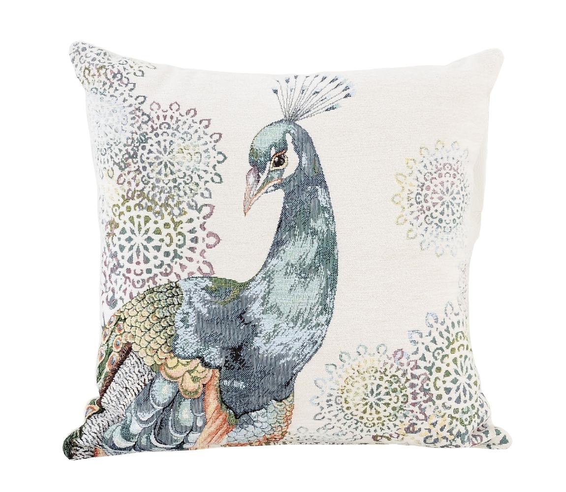 Coussin décoratif Paon