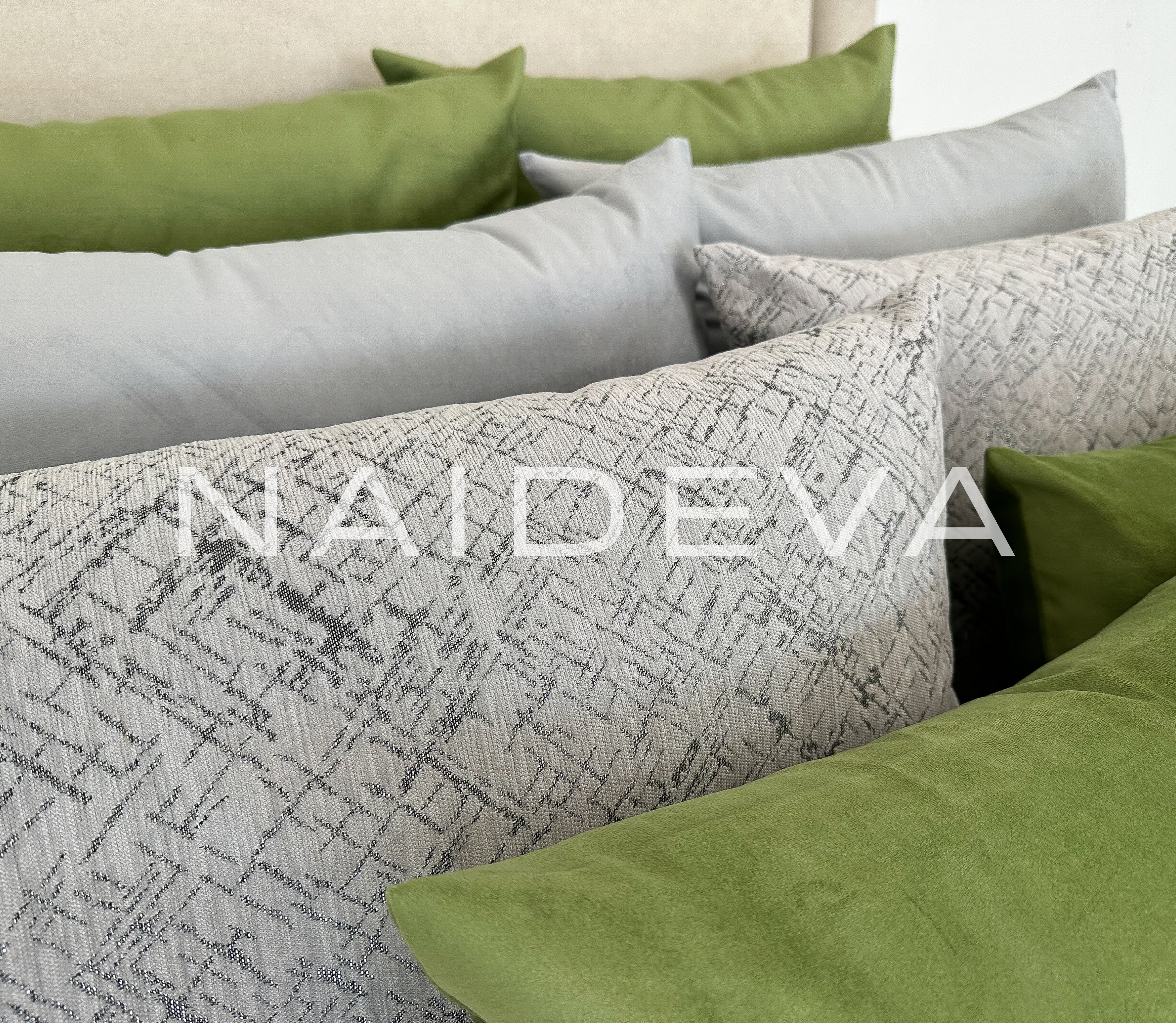 Bedspread Jacquard Gena Grey